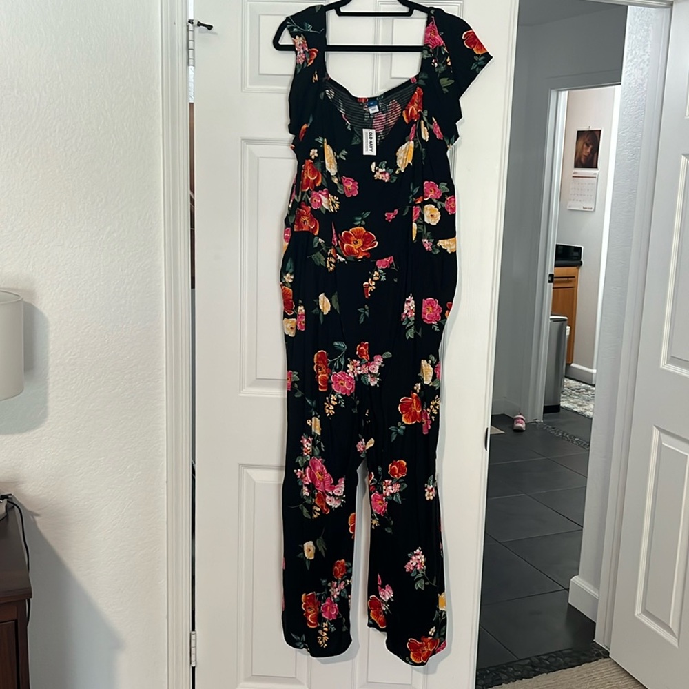 Old Navy Floral Jumpsuit